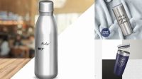 2828+ Stainless Steel Tumbler Mockup Free Include TIFF