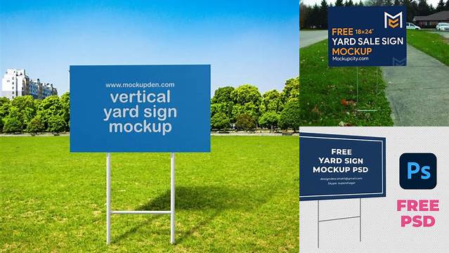 2828+ Yard Sign Mockup Free Download Digital Download