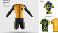 2829+ Cycling Jersey Mockup Psd Free Smart PNG Image