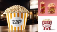 283+ Popcorn Bucket Mockup Free Creative High-Resolution PSD Freebie