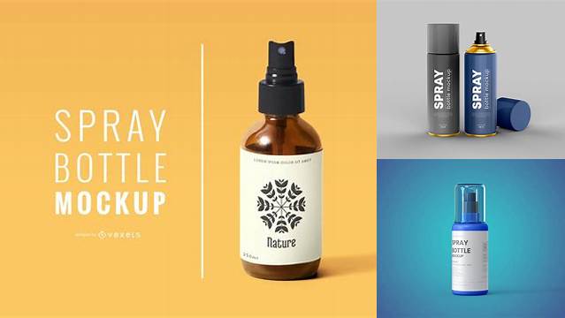 2832+ Spray Mockup Download Free Editable PSD Template