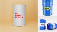 2833+ Oil Barrel Mockup Free Creative Free Photoshop Template