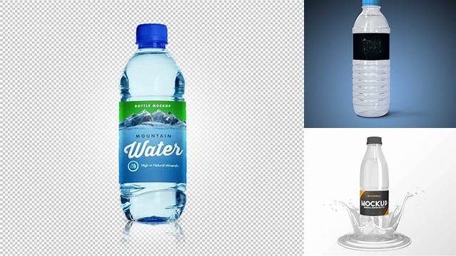 2833+ Water Bottle Mockup Free Download Free PSD for Designers