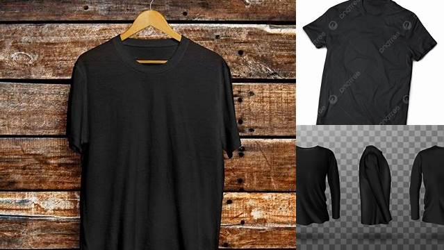 2845+ Mockup Baju Hitam Photoshop Resource Free