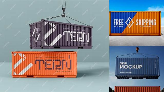 2852+ Shipping Container Mockup Free Advanced Editable PSD