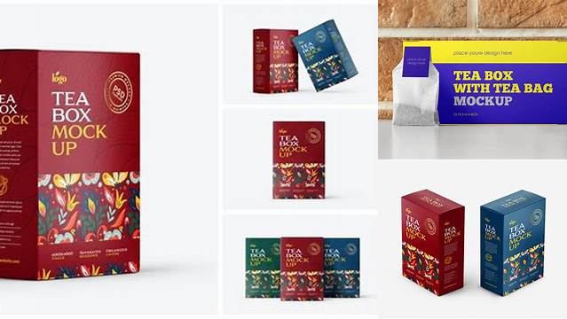 2853+ Tea Box Free Downloadable PSD