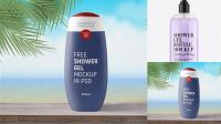 2856+ Matte Plastic Shower Gel Bottle PSD Mockup Download Premium PSD Resource