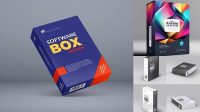 2856+ Software Box Mockup Generator Premium Design Freebie