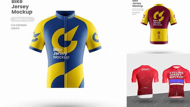 2857+ Cycling Jersey Free Mockup PSD Free Download