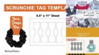 2861+ Editable Free Printable Scrunchie Tag Template Easy Editable