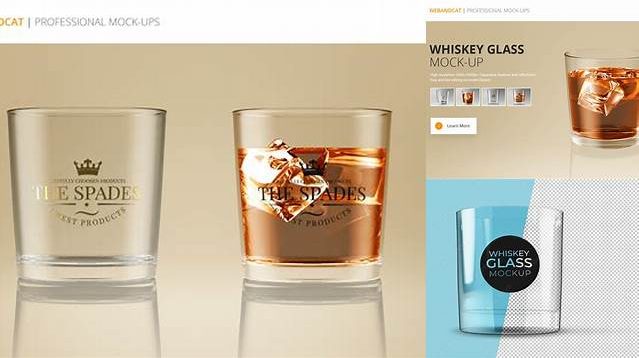 287+ Whiskey Glass Mockup Mockup PSD