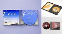 2874+ Jewel Case PSD Mockup Front View Download Free PSD