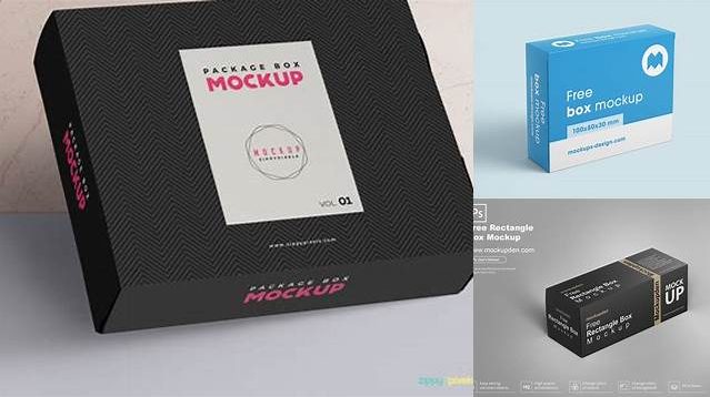 2875+ Glossy Box PSD Mockup -Top View Free Graphic Mockup PSD