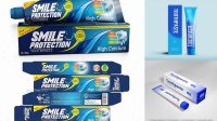 2875+ Toothpaste Box Mockup High Resolution