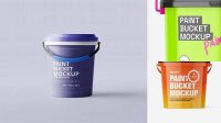 2888+ Paint Bucket Mockup For Free Download