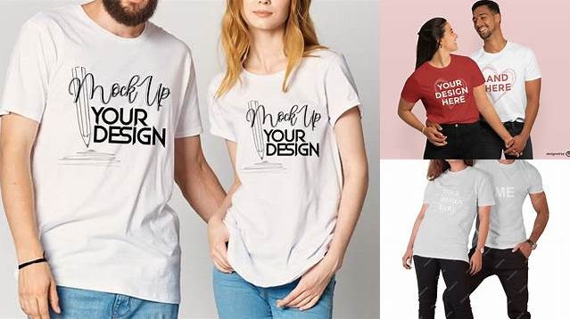 289+ Couple Tshirt Mockup Digital Download