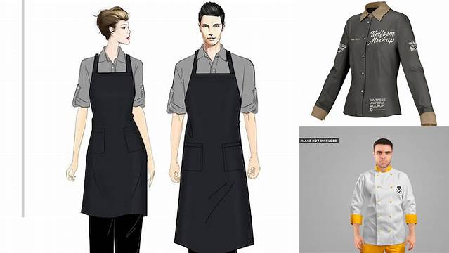 289+ Waiter Uniform Mockup PSD Free Download