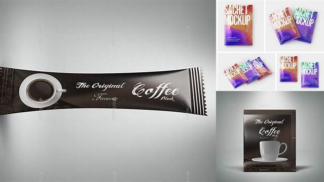 2900+ Coffee Sachet Mockup Free Stylish Free PSD