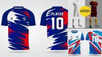 2906+ Descargar Plantillas De Camisetas De Futbol Para Photoshop Gratis Photoshop Freebie