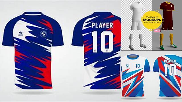 2906+ Descargar Plantillas De Camisetas De Futbol Para Photoshop Gratis Photoshop Freebie