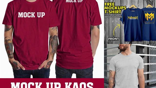 2906+ Mockup Kaos Depan Belakang Free Graphic Mockup PSD