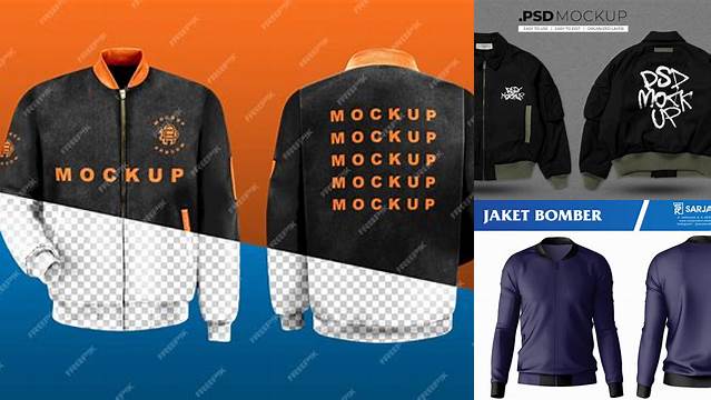 2908+ Download Mockup Jaket Bomber Psd High Resolution