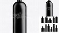 291+ Black Plastic Cosmetic Bottle with Lid 1000 ml Unique High-Resolution Design Freebie