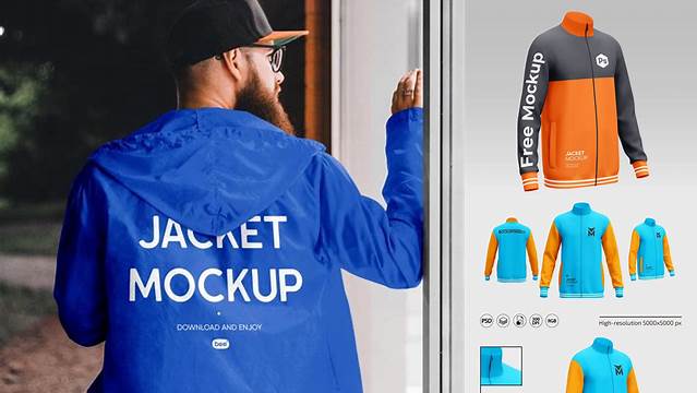 2917+ Free Jacket Mockup Psd Best for Showcase