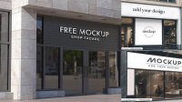 2922+ Storefront Mockup Free Versatile PSD Mockup File