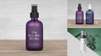 2931+ Glossy Plastic Spray Bottle PSD Mockup Customizable PSD Templates