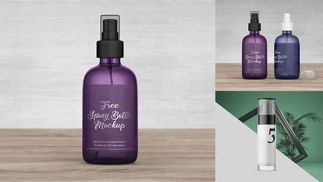 2931+ Glossy Plastic Spray Bottle PSD Mockup Customizable PSD Templates