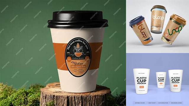 2933+ Ecocup Mockup Smart Object PSD