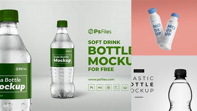 2934+ Matte Plastic Drink Bottle PSD Mockup High-Quality PSD Files