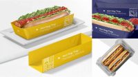 2935+ Hot Dog Packaging Mockup For Free Download