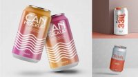 2936+ 330ml Beverage Can PSD Mockup Unique High-Resolution Photoshop Mockup