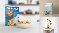 2937+ Cereal Mockup Editable Graphic Free PSD