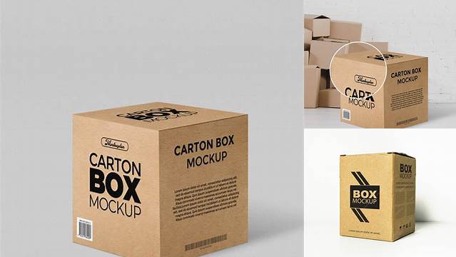 2939+ Glossy Plastic Bottle With Carton Box PSD Mockup Free Download Design Mockup