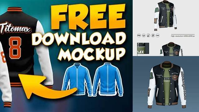 2940+ Varsity Jacket Mockup Psd Exclusive Free PSD Mockups