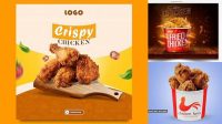 2941+ Fried Chicken Mockup Free Professional PSD Template