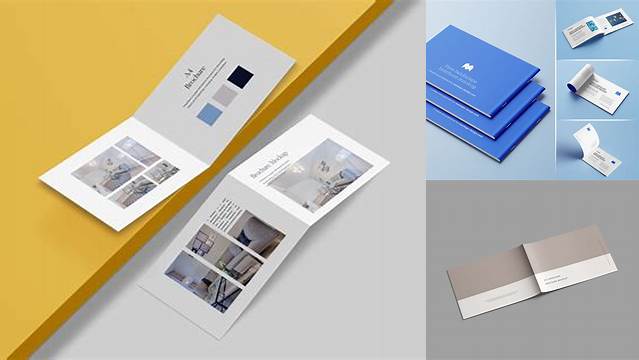 2943+ A4 Landscape Brochure Mockup Psd Free Download Hight Resolution