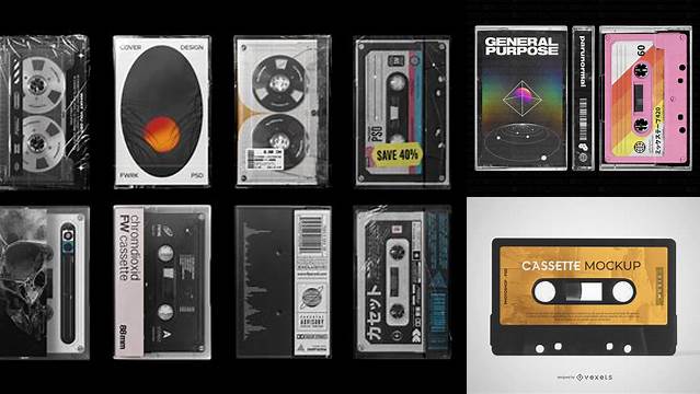 2943+ Cassette Case Mockup Free Creative Design Resource