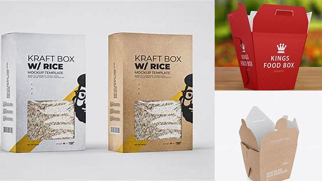 295+ Rice Box Mockup Free Creative Design File