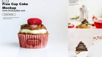 2955+ Cupcake PSD Mockup Exclusive Layered PSD Mockup