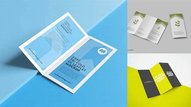 2956+ Mockup Folder 3 Dobras PSD Download