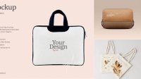 2957+ Laptop Bag Mockup Psd Free Download PSD for Free