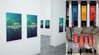 2957+ Museum Mockup Layered Photoshop Template