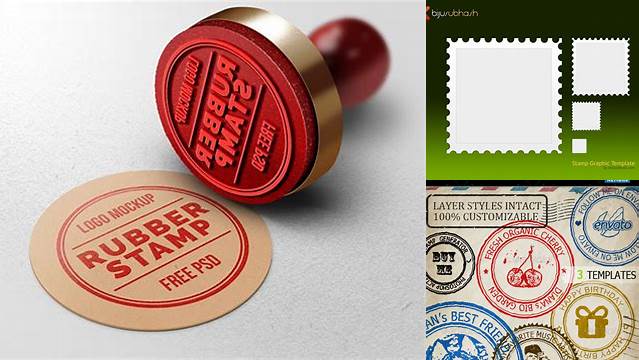 2958+ Stamp Template Psd Professional PSD Resource