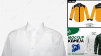 296+ Mockup Kemeja Putih For Free Download