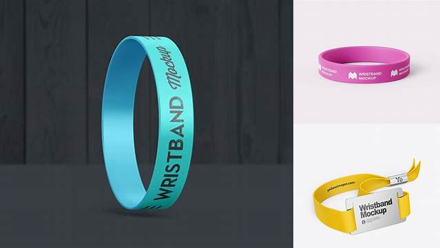 2965+ Wristband Mockup Free Hight Resolution