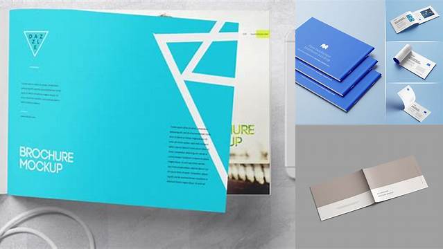 2968+ A4 Landscape Brochure Mockup Psd Free Download Premium PSD Freebie